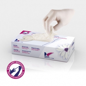 GUANTES NITRILO BLANCOS MEDICALINE PEQ.
